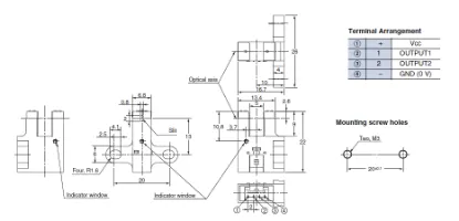 Ảnh của Cảm biến quang điện siêu nhỏ  Omron EE-SX975-C1