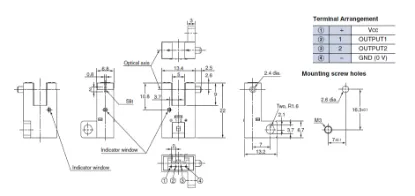 Ảnh của Cảm biến quang điện siêu nhỏ  Omron EE-SX976-C1