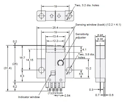 Ảnh của Cảm biến quang điện siêu nhỏ  Omron EE-SY671