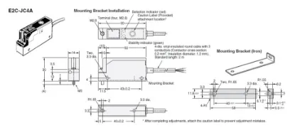 Ảnh của Cảm biến tiệm cận  Omron E2C-JC4A 2M