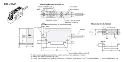 Ảnh của Cảm biến tiệm cận  Omron E2C-JC4AP 2M