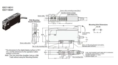 Ảnh của Cảm biến tiệm cận  Omron E2CY-SD11 2M