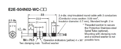 Ảnh của Cảm biến tiệm cận  Omron E2E-S04N02-WC-C2 5M