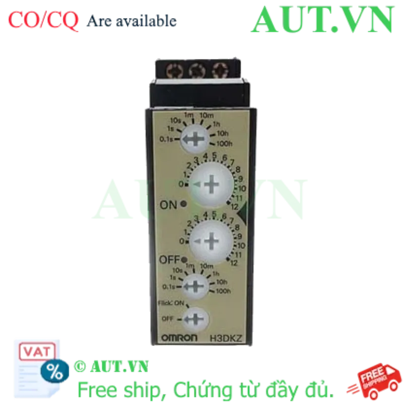Ảnh của Timer Omron H3DKZ-F AC/DC 24-240V | Chế Độ Flicker, Siêu Mỏng 22.5mm | AUT VN