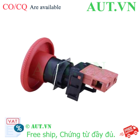 Ảnh của Nút Dừng Khẩn Cấp Omron A22E-L-01 - Đầu Nấm 60mm, Chống Nước IP65, Tiếp Điểm 1NC