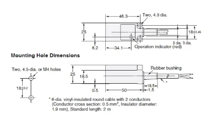 Ảnh của Cảm biến tiệm cận  Omron TL-N5MY1 5M