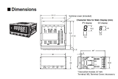 Ảnh của Đầu cân loadcell  Omron K3HB-VLC-CPEC11 AC/DC24