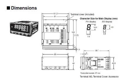 Ảnh của Đồng hồ đo đa năng  Omron K3HB-RNB-A AC/DC24