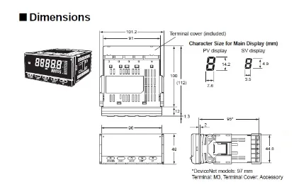 Ảnh của Đồng hồ đo đa năng  Omron K3HB-SSD-ABCD1 AC/DC24