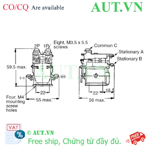 Ảnh của Rơ le trung gian Omron MM2B DC100/110