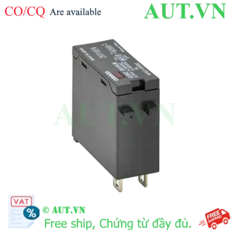 Ảnh của Relay Bán Dẫn Omron G3RZ-201SLN DC12 - SSR Gia Nhiệt 1A, Lắp Thanh Ray DIN