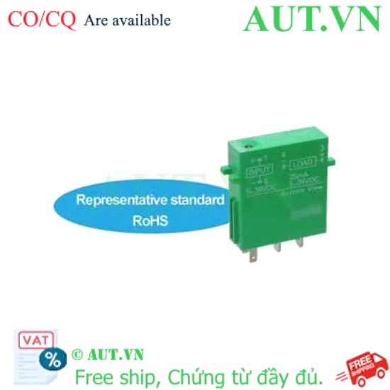 Ảnh của Relay Bán Dẫn Omron G3TA-IDZR02S-US (5-24VDC): Cách Ly PLC, Đóng Ngắt Siêu Tốc, Tuổi Thọ Vĩnh Cửu