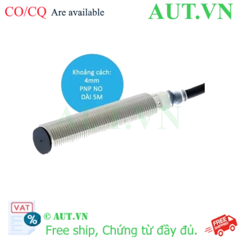 Ảnh của Cảm biến tiệm cận Omron E2B-M12LS04-WP-B1 5M | M12, PNP NO, IP67 Siêu Bền