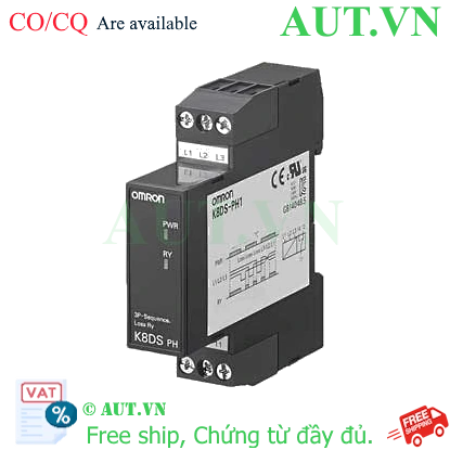 Ảnh của Rơ Le Bảo Vệ Pha Omron K8DS-PH1 - Chính Hãng AUT VN