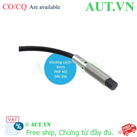 Ảnh của Cảm biến tiệm cận Omron E2B-S08KN04-WP-B1 (M8, 4mm, PNP-NO, 5m) - AUT VN