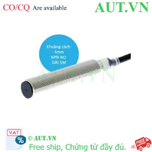 Ảnh của Cảm biến tiệm cận Omron E2B-M12LS04-WP-C1 | M12, NPN NO, IP67, Cáp 5m