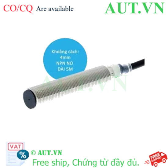 Ảnh của Cảm biến tiệm cận Omron E2B-M12LS04-WP-C1 | M12, NPN NO, Chống Nước IP67 Chính Hãng
