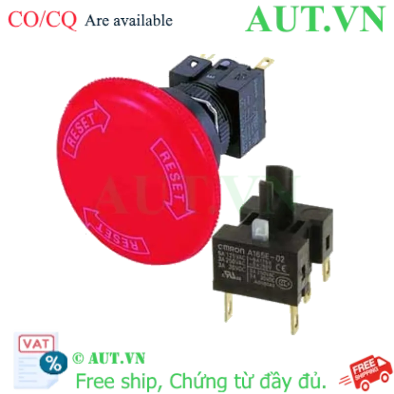 Ảnh của Công tắc nút nhấn Omron A165E-M-02-PK