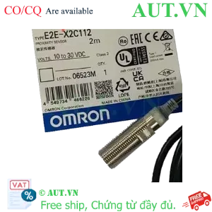 Ảnh của Cảm biến tiệm cận Omron E2E-X2C1 M12 | NPN NO, 2mm, IP69K Siêu Bền - AUT VN