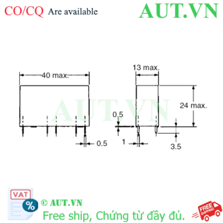 Ảnh của Relay an toàn Omron G7SA-2A2B DC110