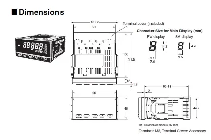 Ảnh của Đồng hồ nhiệt  Omron K3HB-HTA-L2AC1 AC100-240