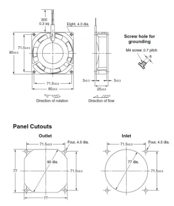 Ảnh của Quạt thông gió  Omron R87F-A1A83L