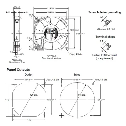 Ảnh của Quạt thông gió  Omron R87F-A3A13LP