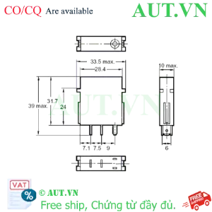 Ảnh của Relay Bán Dẫn Omron G3TA-OA202SZ-US DC24 - 2A, Zero Cross, Plug-in Chính Hãng AUT VN