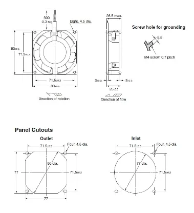 Ảnh của Quạt thông gió  Omron R87T-A1A83H