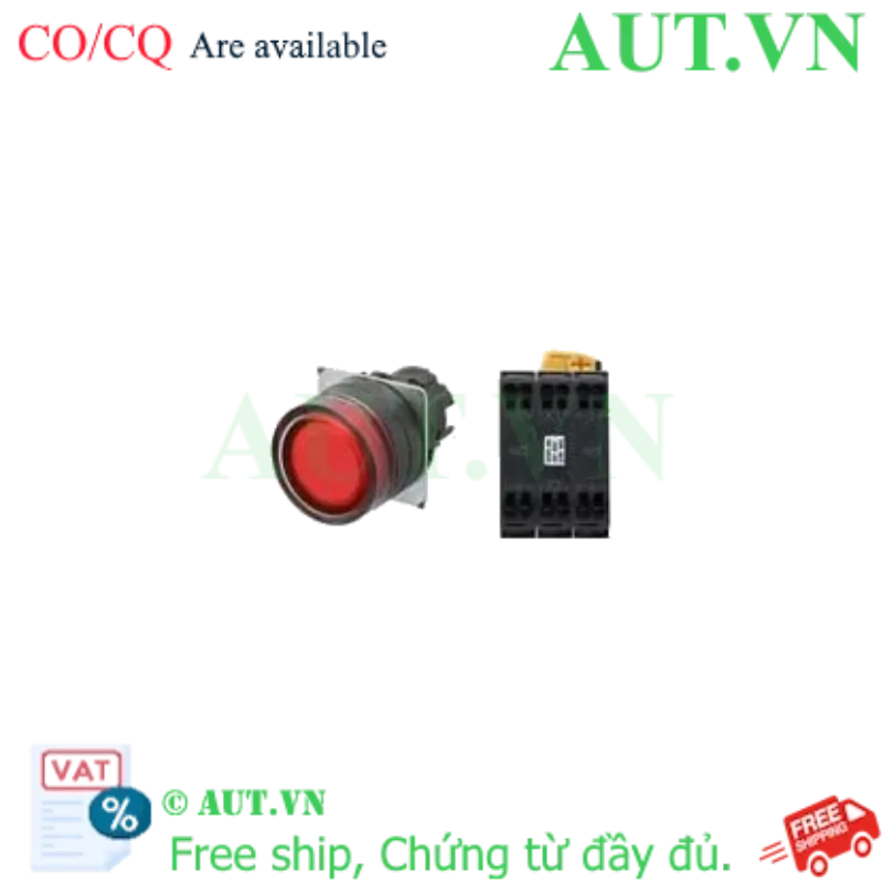 Ảnh của Công tắc nút nhấn Omron A22NL-BGM-TRA-P101-RB