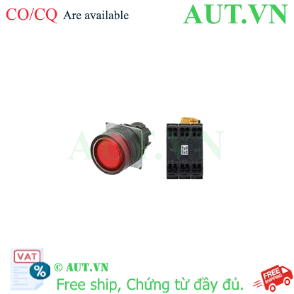 Ảnh của Công tắc nút nhấn Omron A22NL-BGM-TRA-P102-RB
