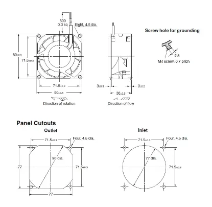Ảnh của Quạt thông gió  Omron R87T-A6A85H