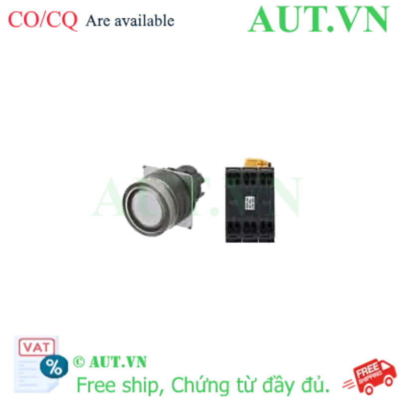 Ảnh của Công tắc nút nhấn Omron A22NL-BGM-TWA-P102-YB