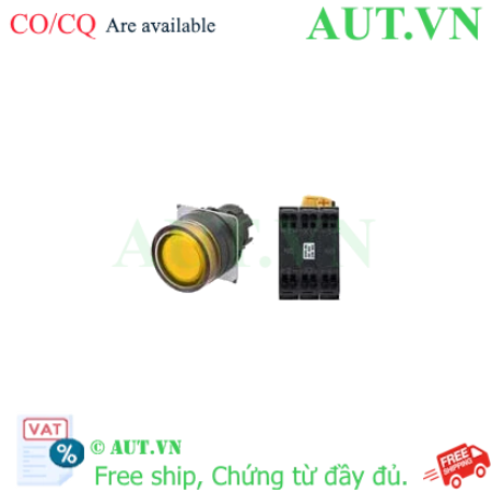 Ảnh của Công tắc nút nhấn Omron A22NL-BGM-TYA-P102-YB