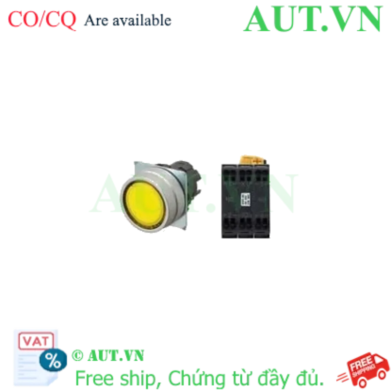 Ảnh của Công tắc nút nhấn Omron A22NL-MNM-TYA-P102-YA