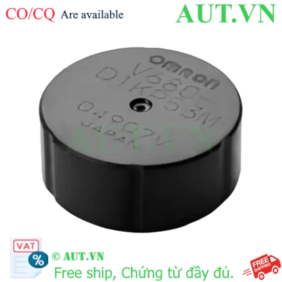 Ảnh của Thẻ RFID Omron V680-D1KP53M - Nhúng Kim Loại, Chống Nước IP68, Bộ Nhớ 1KB