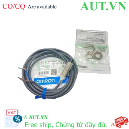 Ảnh của Cảm biến tiệm cận Omron E2E-X5MC1 M12 | Khoảng cách 5mm, NPN-NO, Chính hãng AUT VN