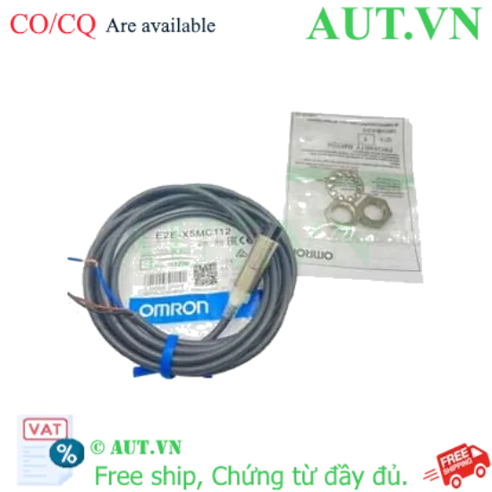 Ảnh của Cảm biến tiệm cận Omron E2E-X5MC1 | M12, IP69K Chống Nước Áp Lực Cao, NPN NO