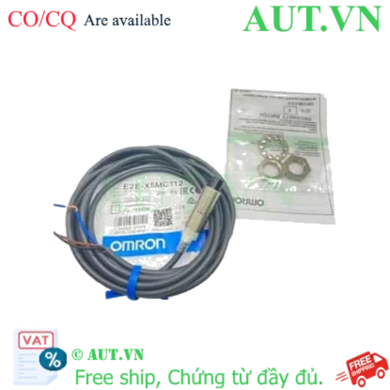 Ảnh của Cảm biến tiệm cận Omron E2E-X5MC1 | M12, IP69K Chống Nước Áp Lực Cao, NPN NO