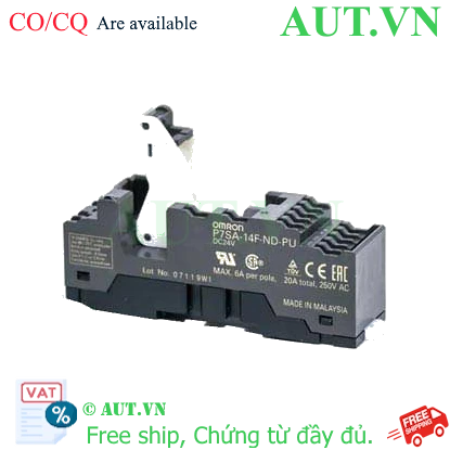 Ảnh của Đế Rơ Le Omron P7SA-14F-ND-PU DC24, 14 Chân Push-in, Chính Hãng