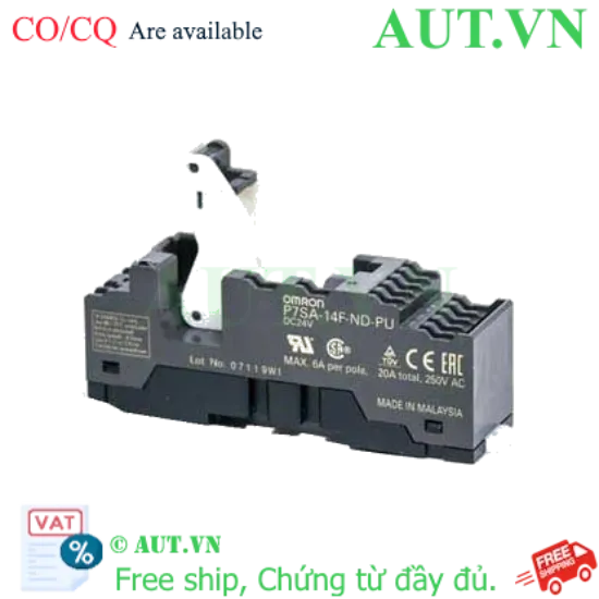 Ảnh của Đế Rơ Le Omron P7SA-14F-ND-PU DC24 - 14 Chân, Công Nghệ Push-in Plus & LED Chỉ Thị - AUT VN