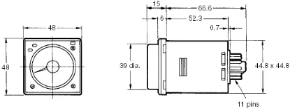 Ảnh của Timer  Omron H3CR-A AC24-48/DC12-48