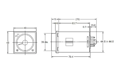 Ảnh của Timer  Omron H3CR-G8EL AC200-240