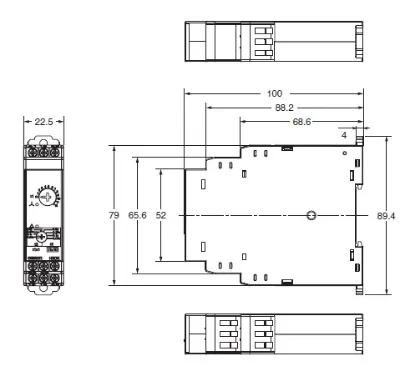Ảnh của Timer  Omron H3DK-GA DC12