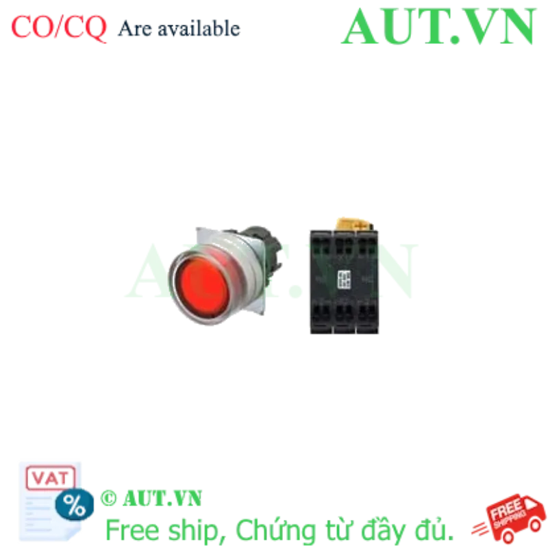 Ảnh của Công tắc nút nhấn Omron A22NL-MGM-TRA-P202-RB