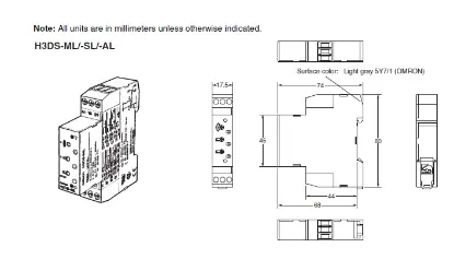 Ảnh của Timer  Omron H3DS-ML AC/DC
