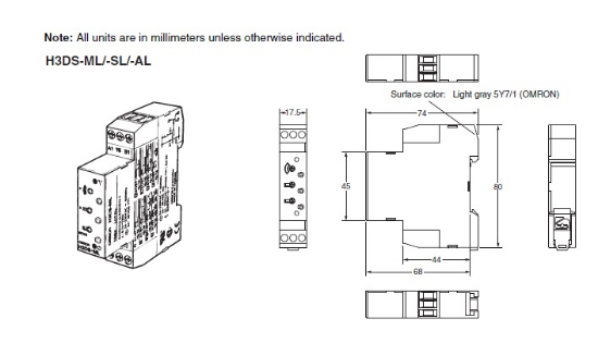 Ảnh của aut.vn Timer  Omron H3DS-ML AC/DC