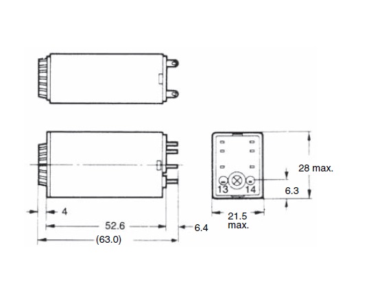 Ảnh của Timer  Omron H3Y-2 AC100-120 10M