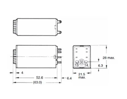 Ảnh của Timer  Omron H3Y-2 DC12 10M