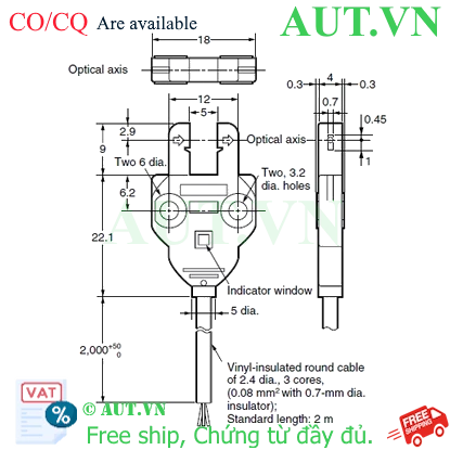 Ảnh của Cảm biến quang điện siêu nhỏ Omron EE-SX770P 2M